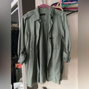 Military green Over shirt
